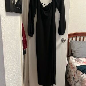 Long Windsor black dress